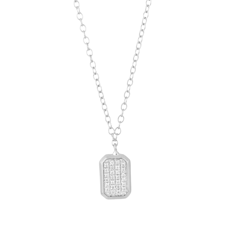 ELLA STEIN Even Emerald Pendant Necklace
