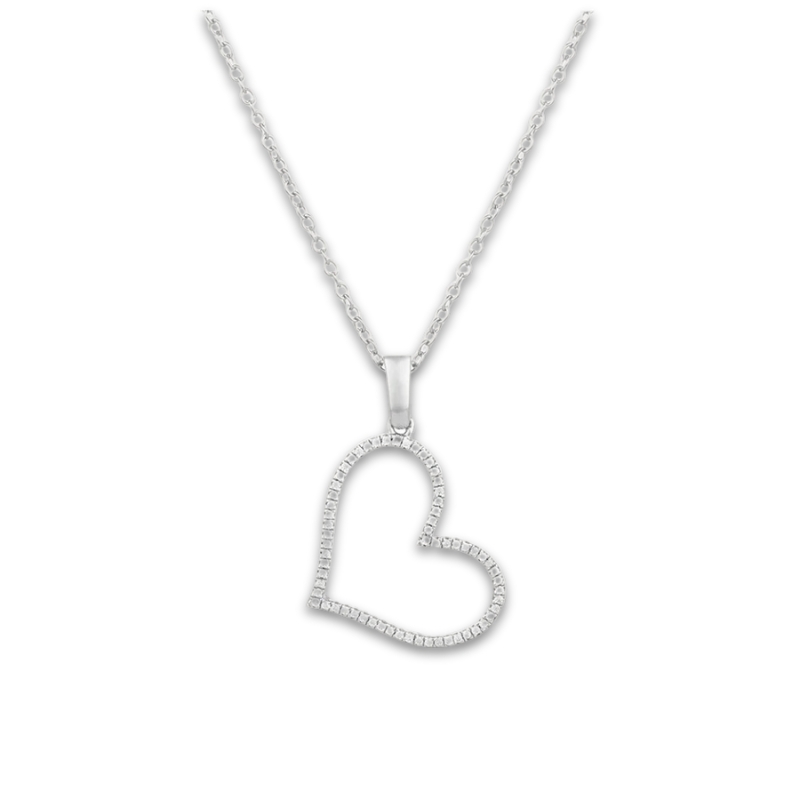 ELLA STEIN Genuine Heart Pendant Necklace