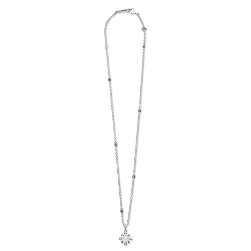 LAGOS Fleur Pearl Pendant Necklace
