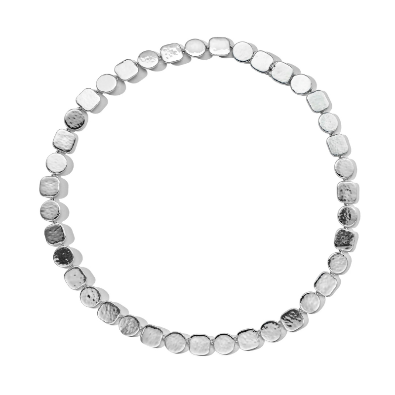 SS Classico Hammered Surface Flexible Neclace