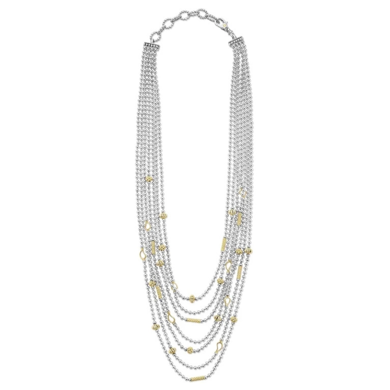 LAGOS Caviar Icon Elements 7-Strand Necklace