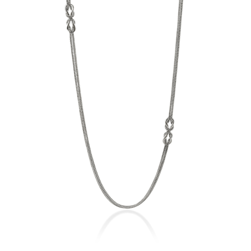John Hardy Infinite Love Knot Station Necklace