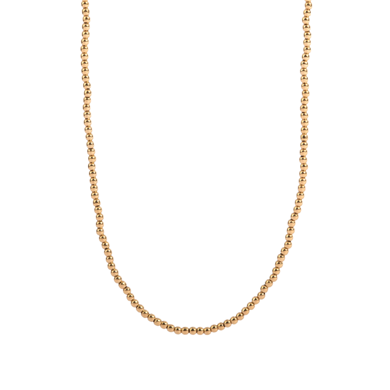 Dee Berkley 14Kt Gold Shine Bright Bead Necklace