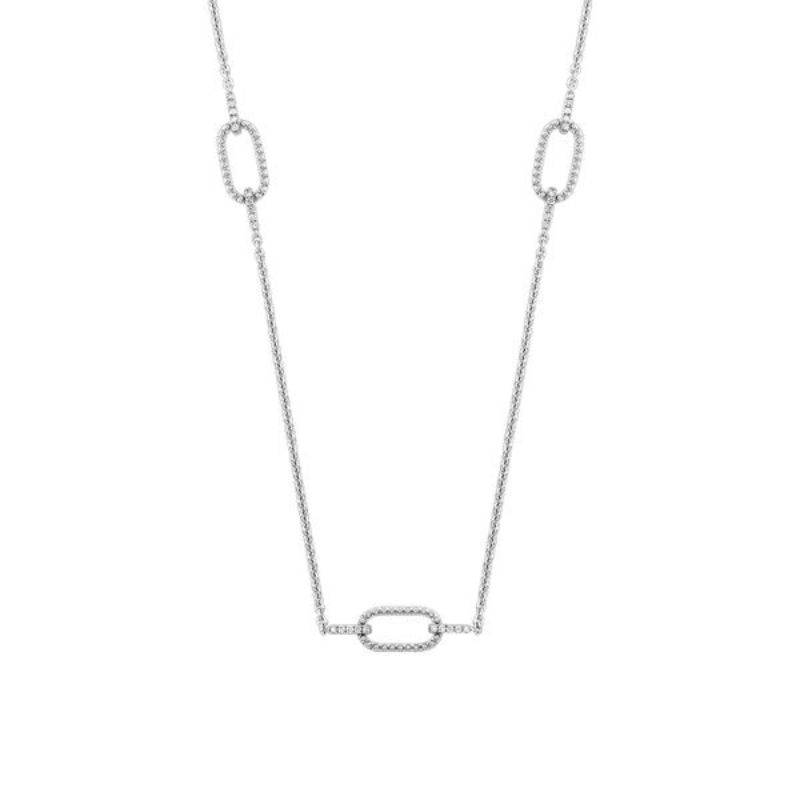 Diamond Twist Link Necklace