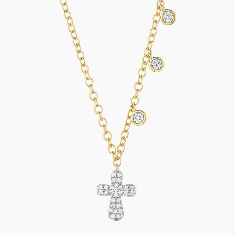 ELLA STEIN Cross Pendant Necklace