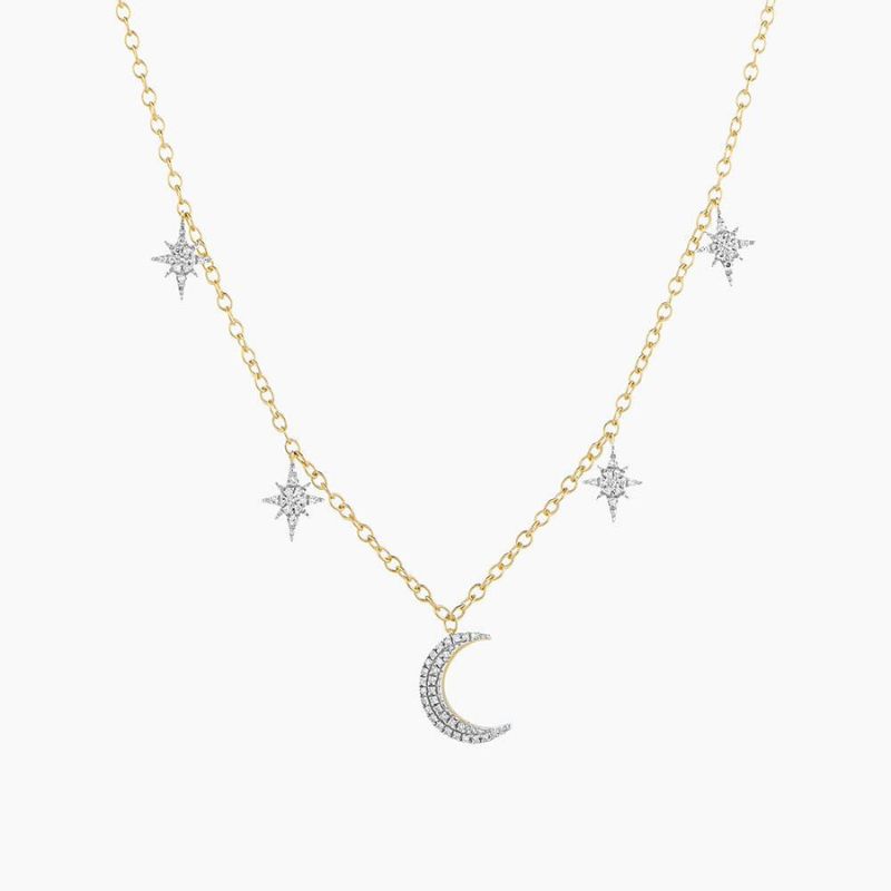 ELLA STEIN Starry Eyed Chain Necklace