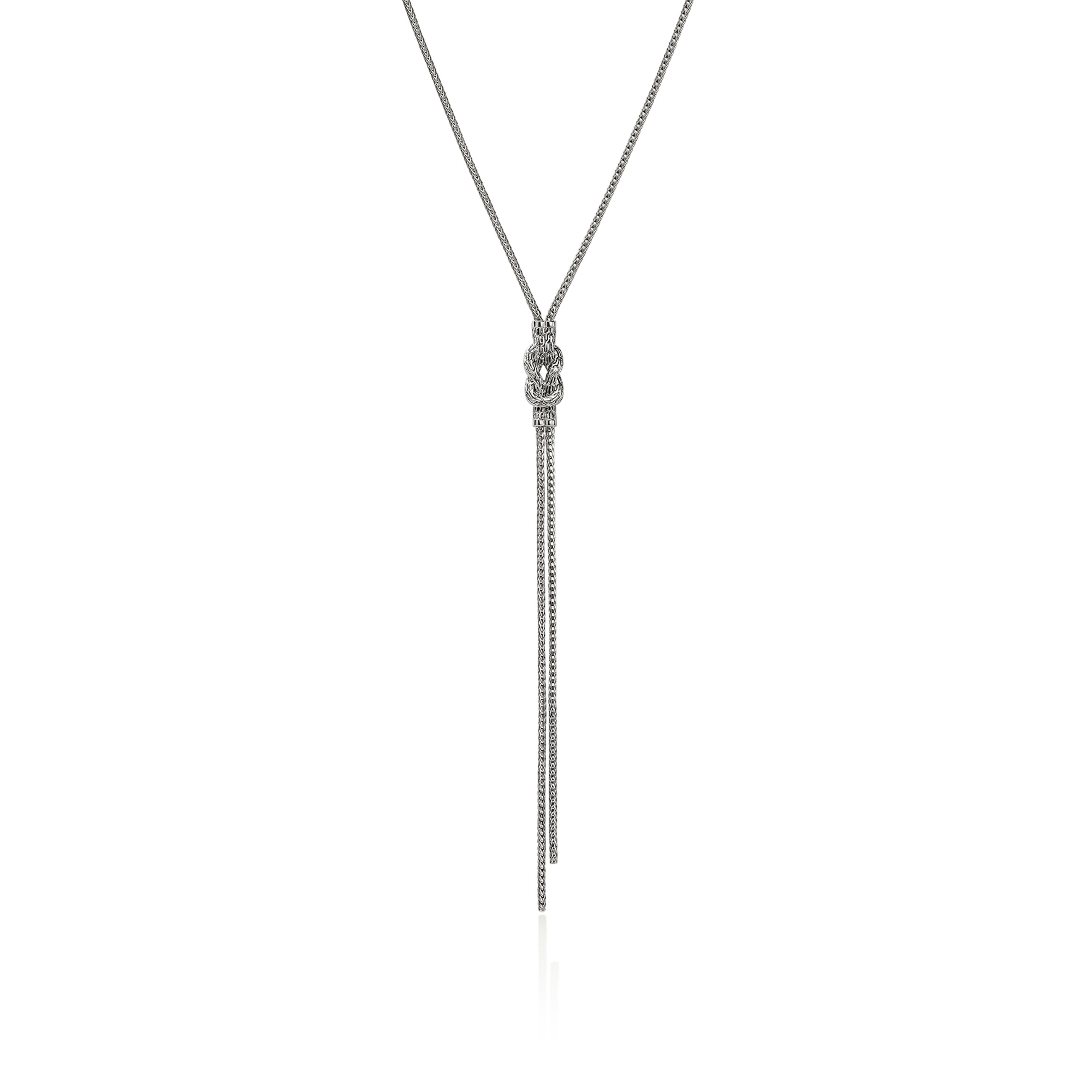 JOHN HARDY Love Knot Diamond Y Necklace