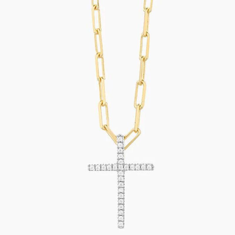 ELLA STEIN Faith Cross Pendant