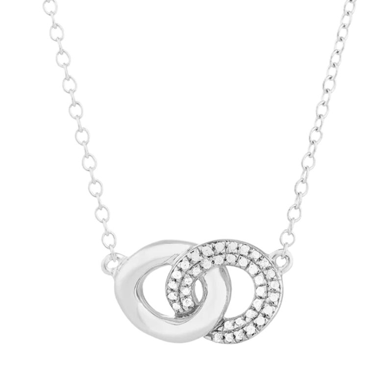 ELLA STEIN Entwined Discs Pendant Necklace
