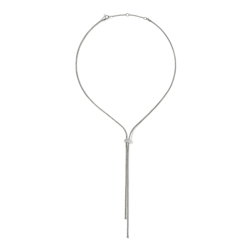JOHN HARDY Icon Diamond Pyramid Y Necklace