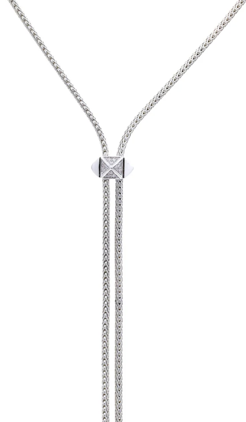 JOHN HARDY Icon Diamond Pyramid Y Necklace