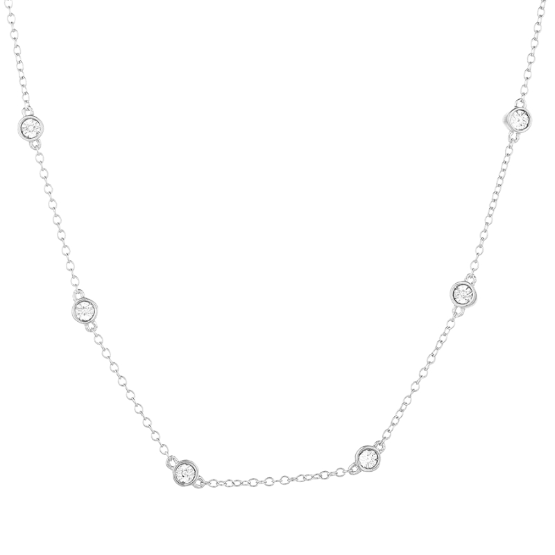ELLA STEIN Diamond In The Loop Chain Necklace