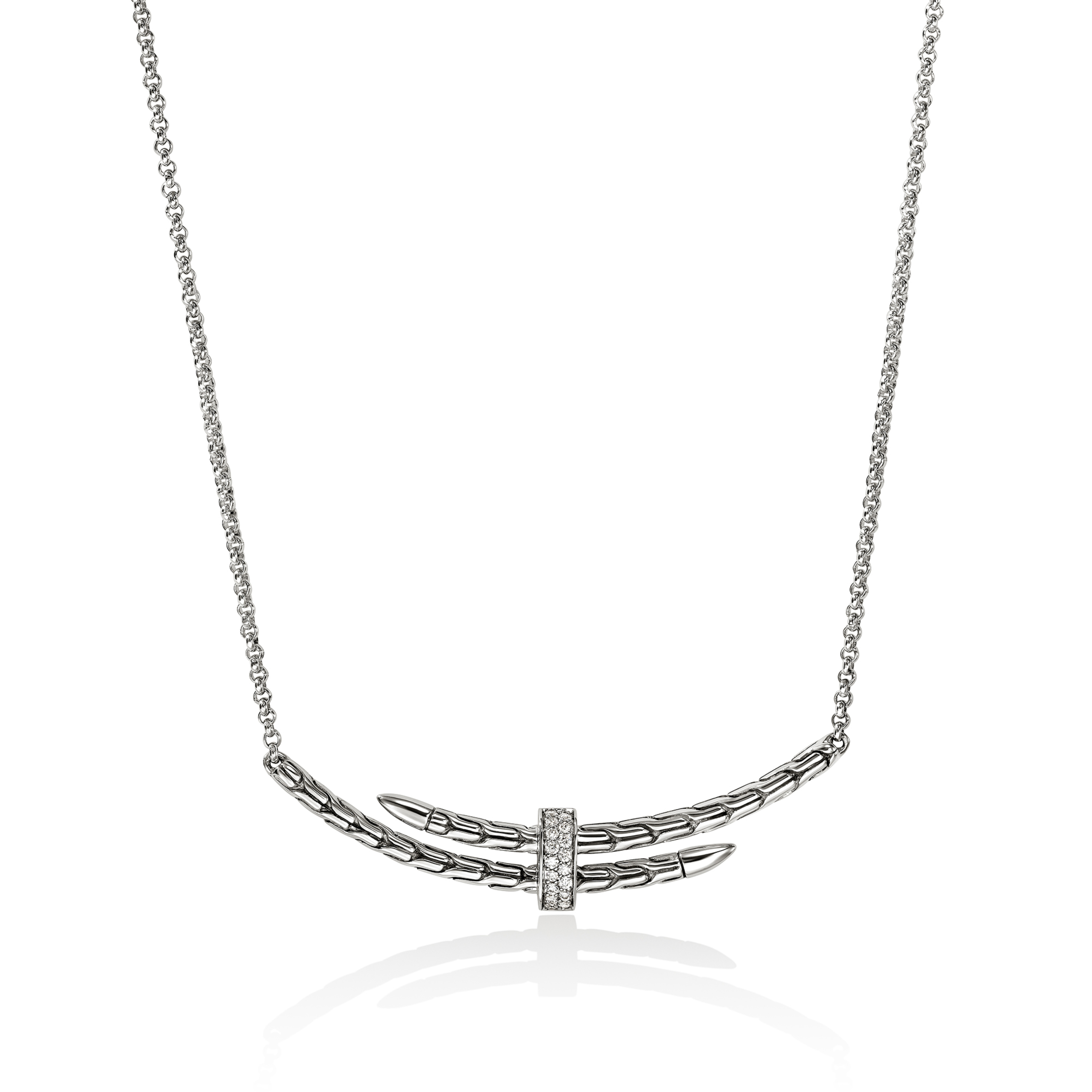 JOHN HARDY Spear Diamond Station Necklace