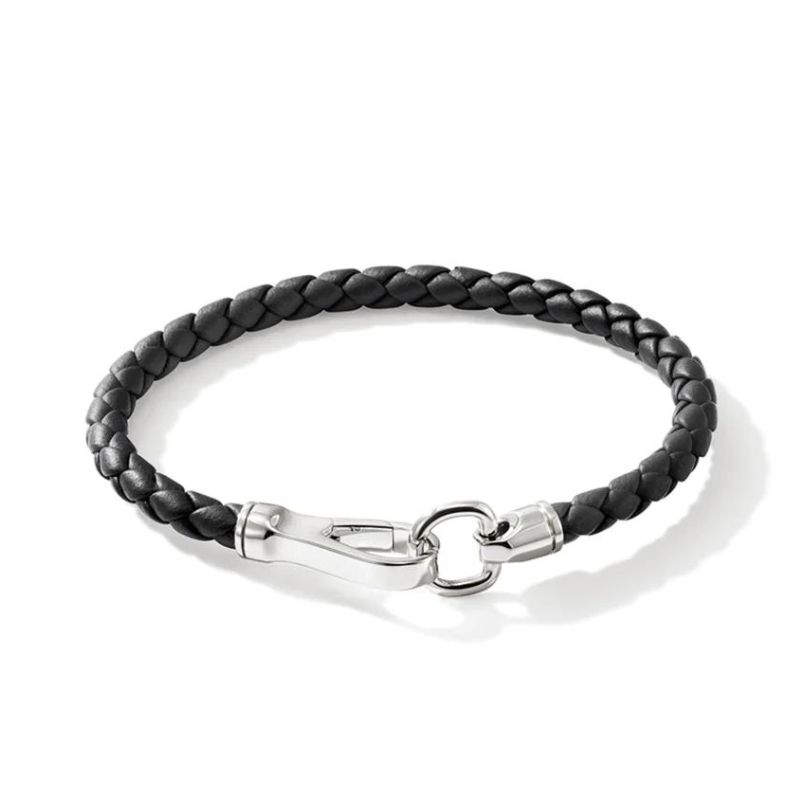 JOHN HARDY Black Leather Bracelet