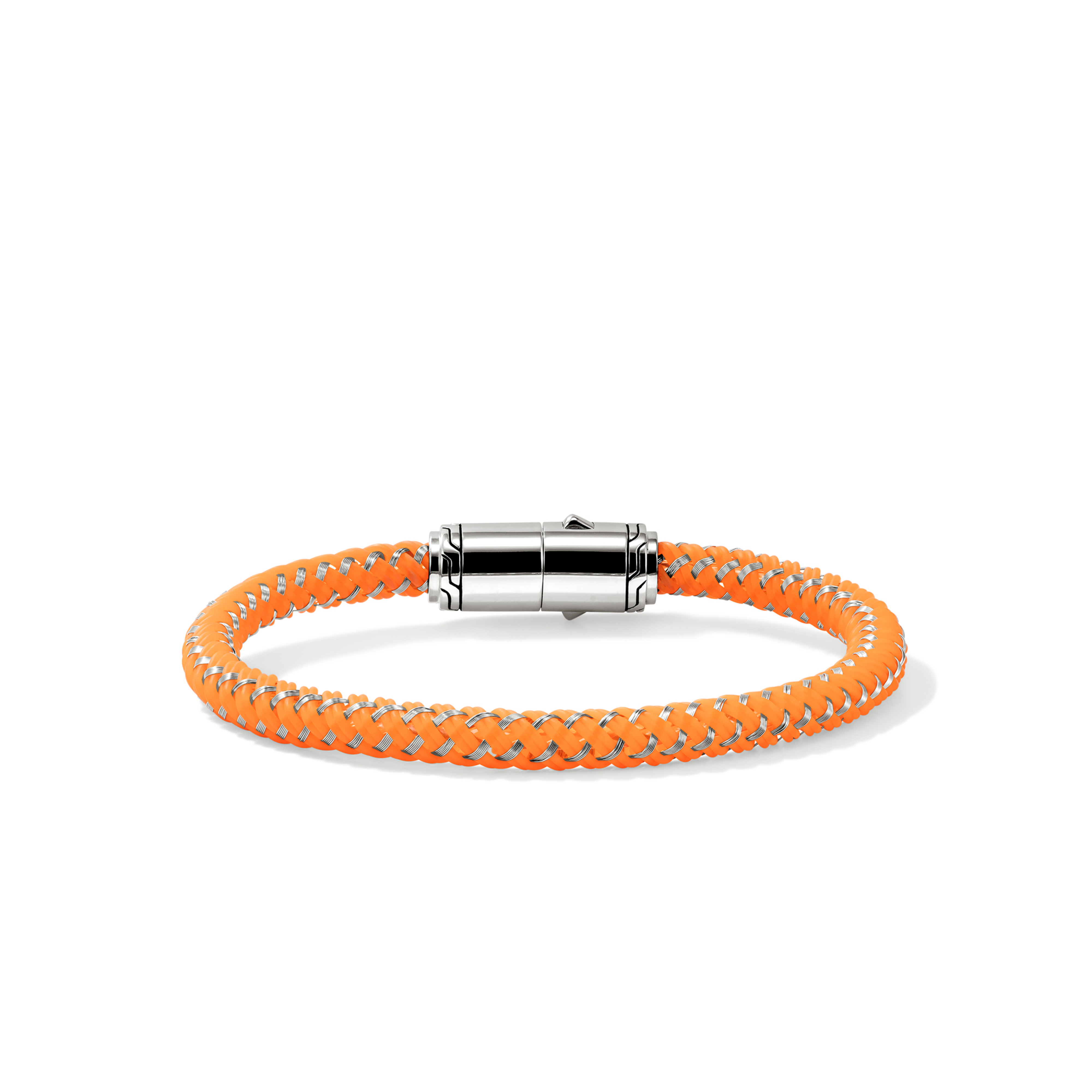 JOHN HARDY Mens Silver & Cord Bracelet