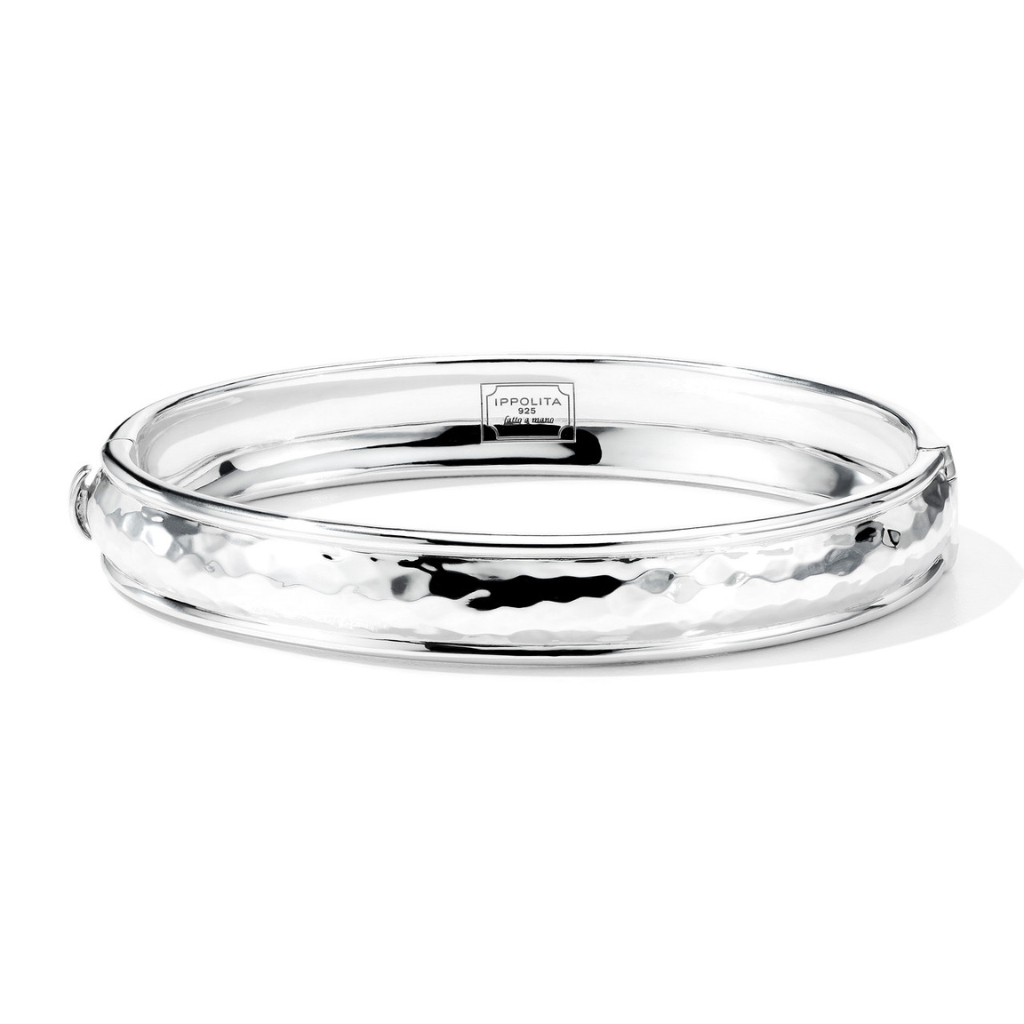 IPPOLITA Classico Goddess Thin Hinged Bangle Bracelet