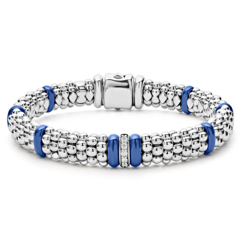LAGOS Blue Caviar Single Station Diamond Caviar Bracelet