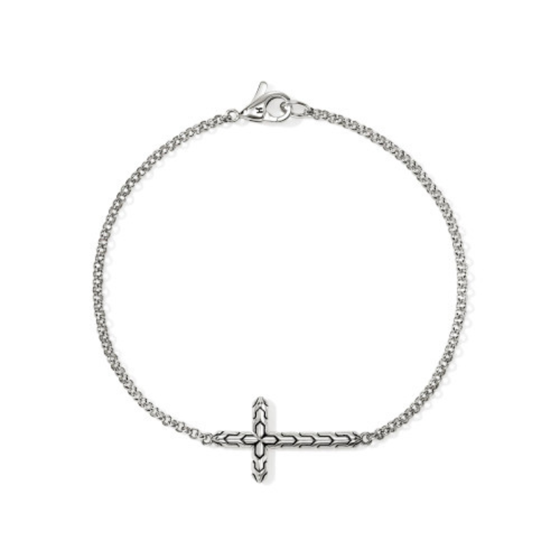 SS JH Essentials Spiritual Cross Bracelet Size Medium