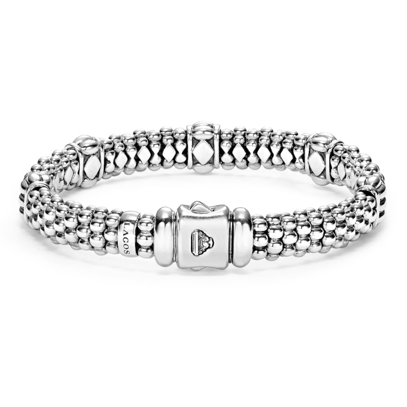 LAGOS Signature Caviar Fluted Beaded Bracelet