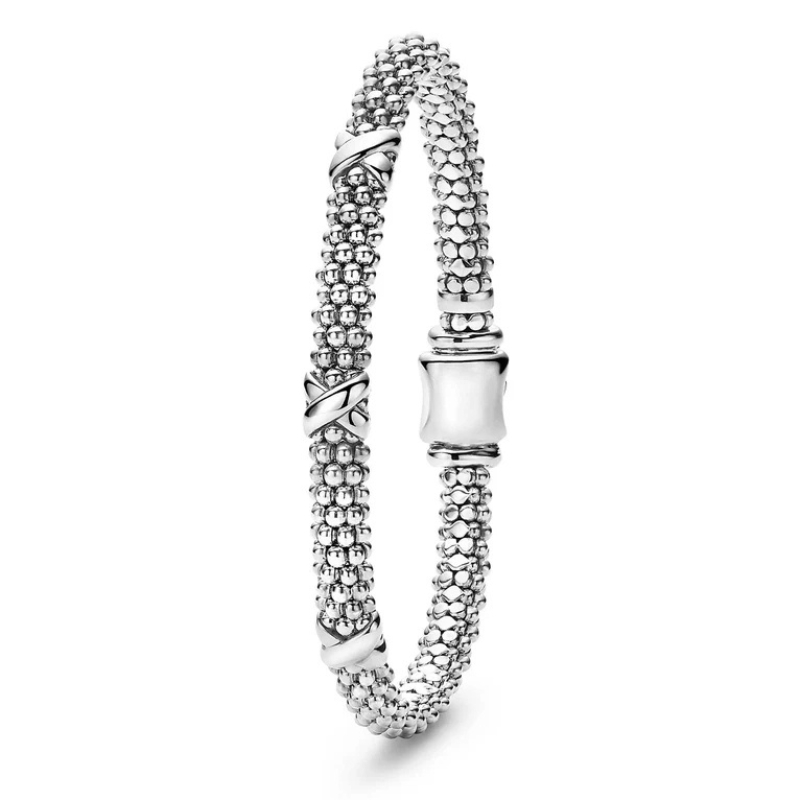 LAGOS Embrace Three Station X Caviar Bracelet