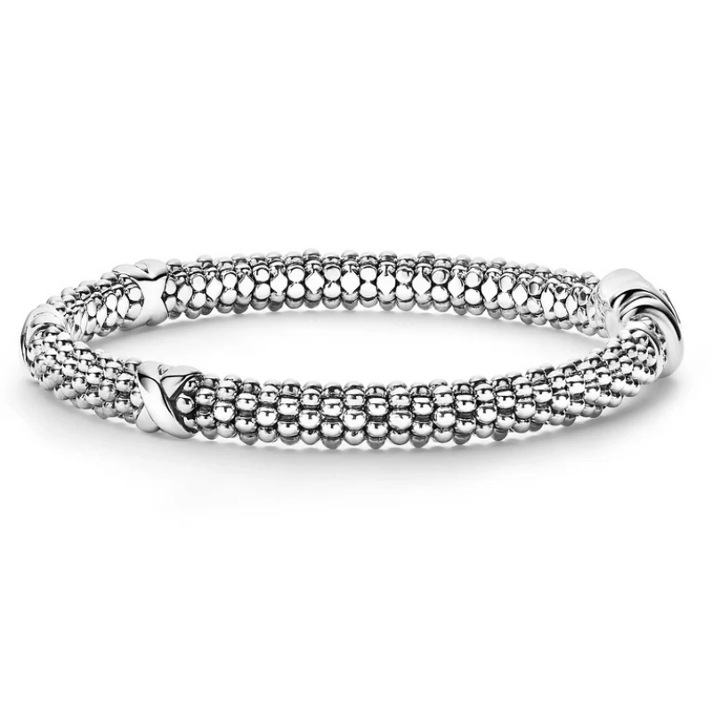 LAGOS Embrace Three Station X Caviar Bracelet