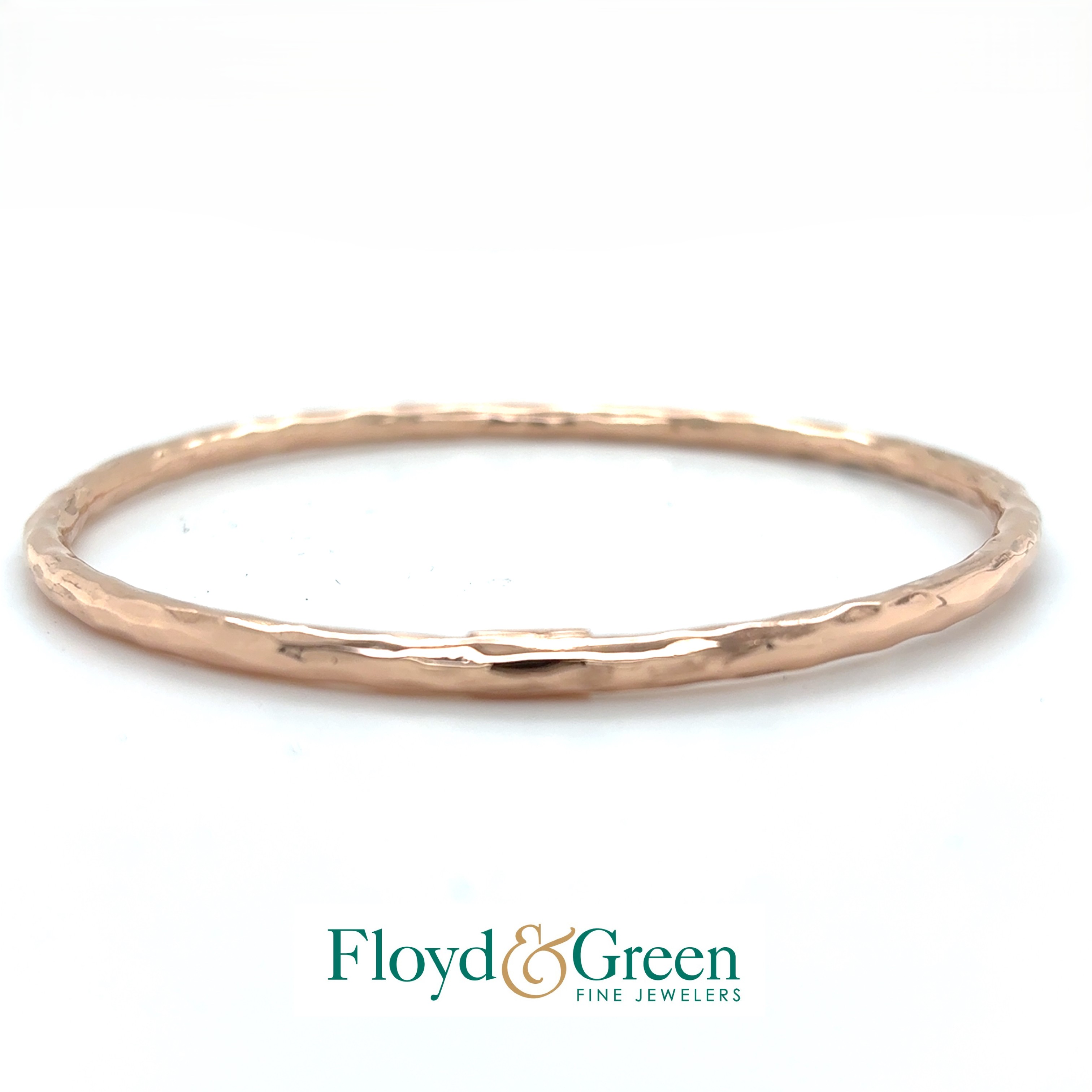 Ippolita Sterling Silver Rose Hammered Bangle