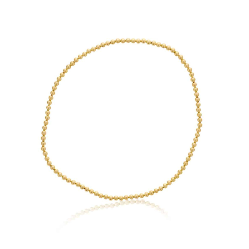 DEE BERKLEY 2mm Beaded Stretch Bracelet