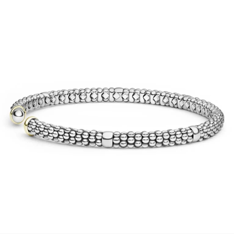 LAGOS Signature Caviar Versa Torque Station Bracelet