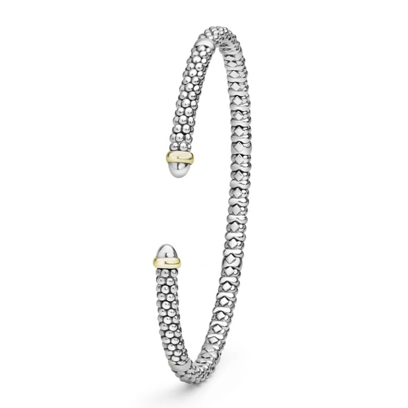 LAGOS Signature Caviar Versa Torque Station Bracelet