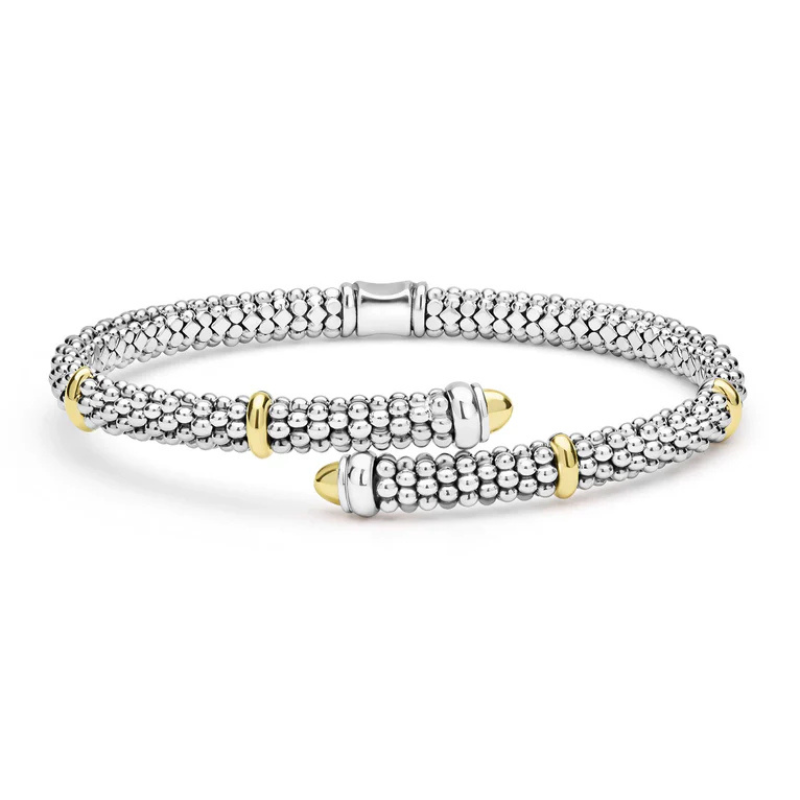 LAGOS Two-Tone Caviar Versa Bypass Bracelet