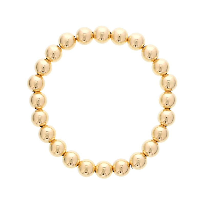 DEE BERKLEY 8mm Beaded Stretch Bracelet