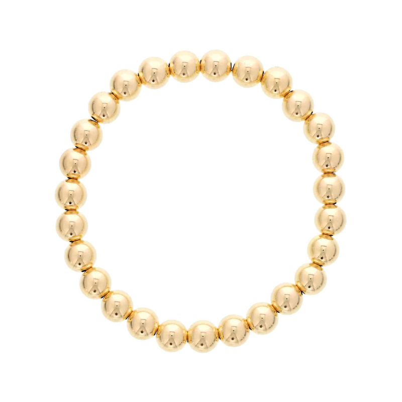 DEE BERKLEY 7mm Beaded Stretch Bracelet