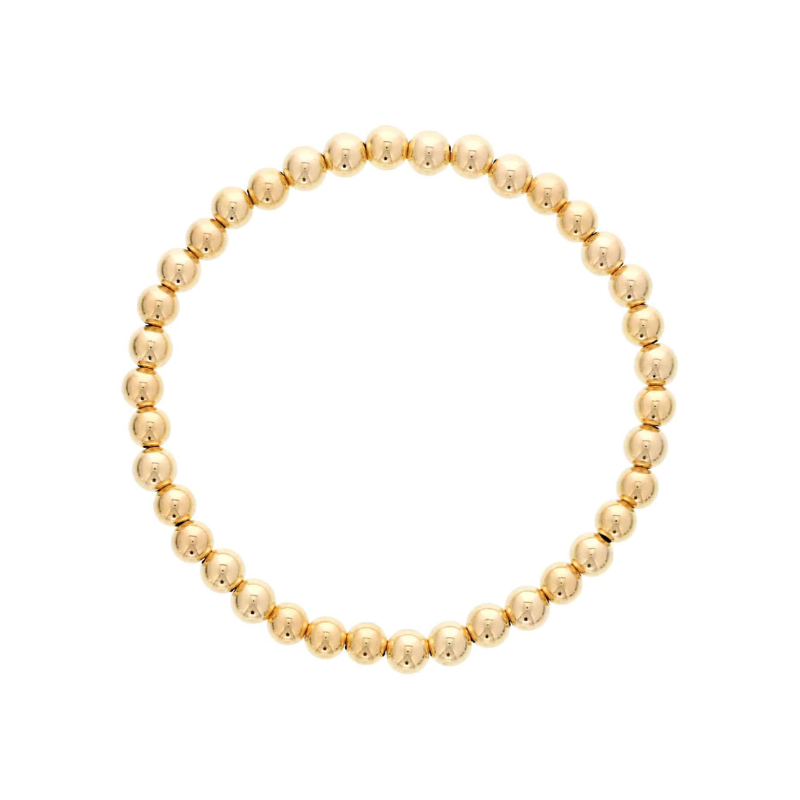 DEE BERKLEY 5mm Beaded Stretch Bracelet