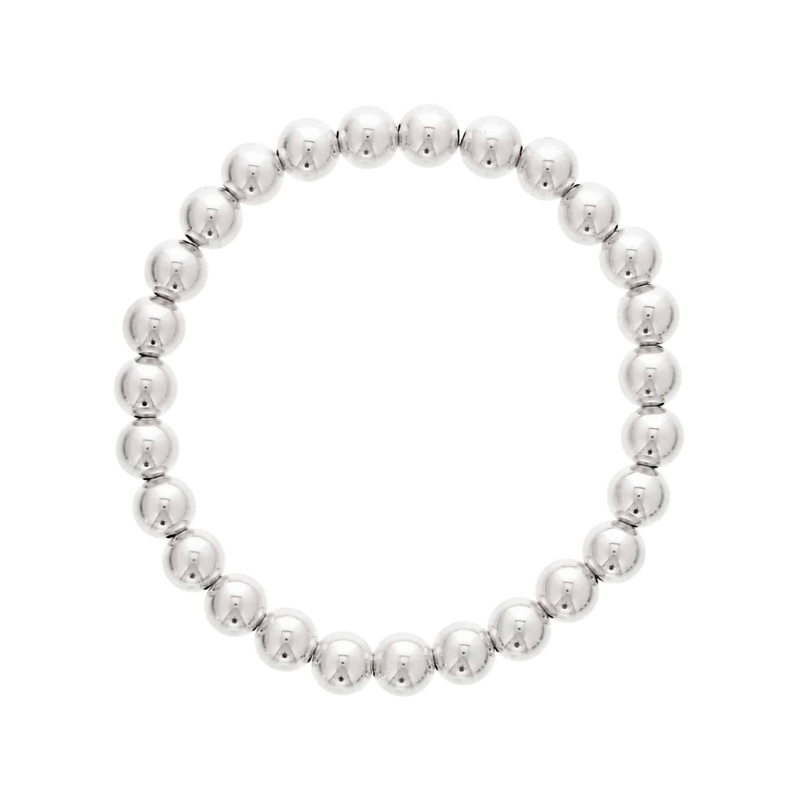 DEE BERKLEY 7mm Beaded Stretch Bracelet