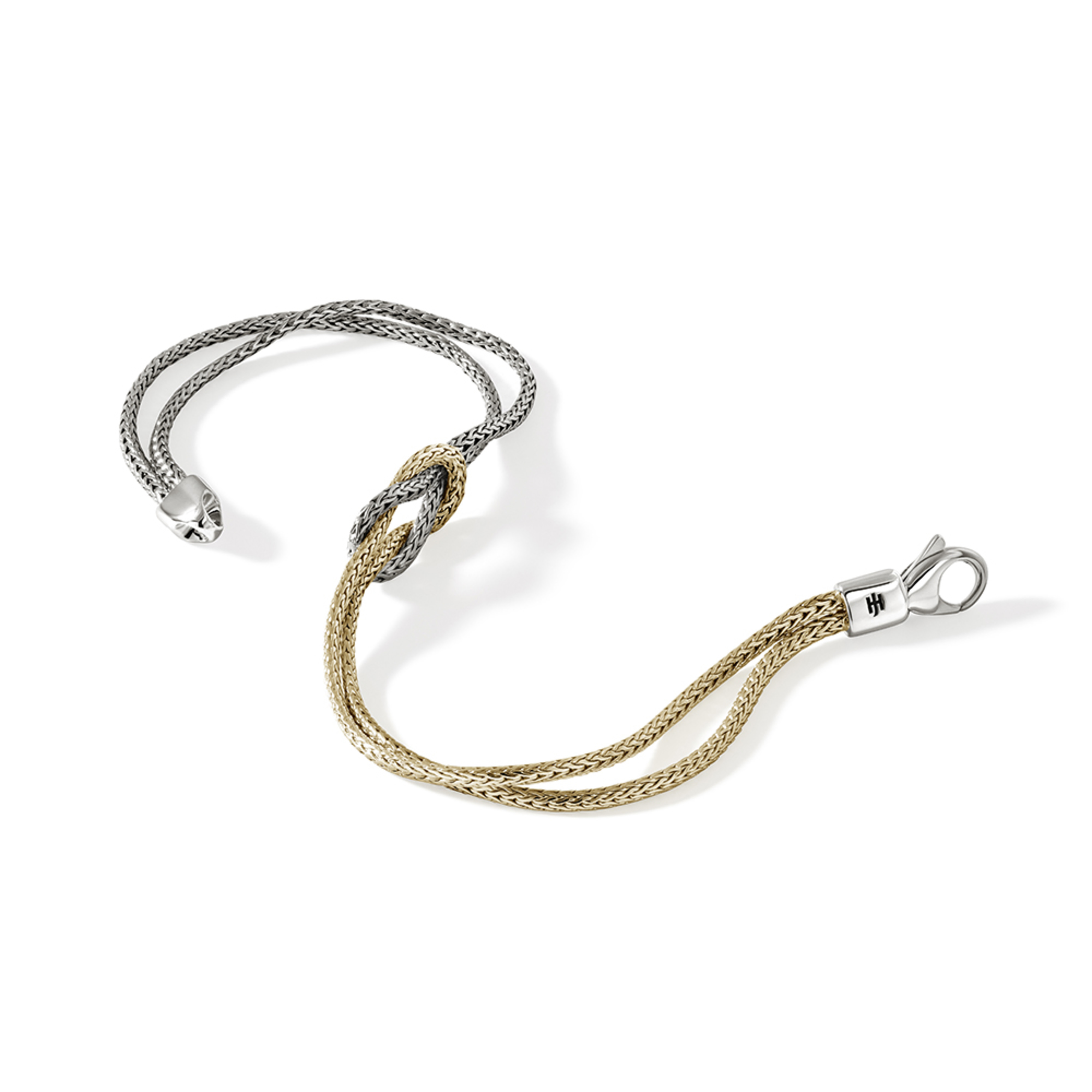 JOHN HARDY Two Tone Love Knot Bracelet