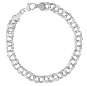 Twisted Triple Link Curb Classic Bracelet-8