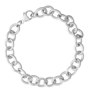 SS Open Cable Link Classic Bracelet 7