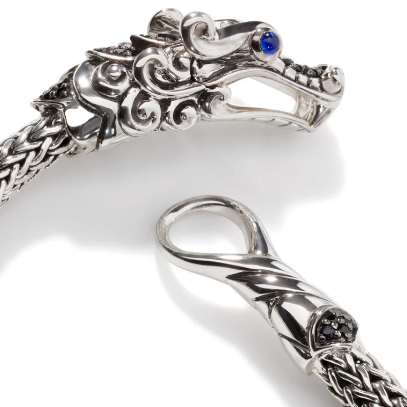 JOHN HARDY Black Sapphire Naga Bracelet
