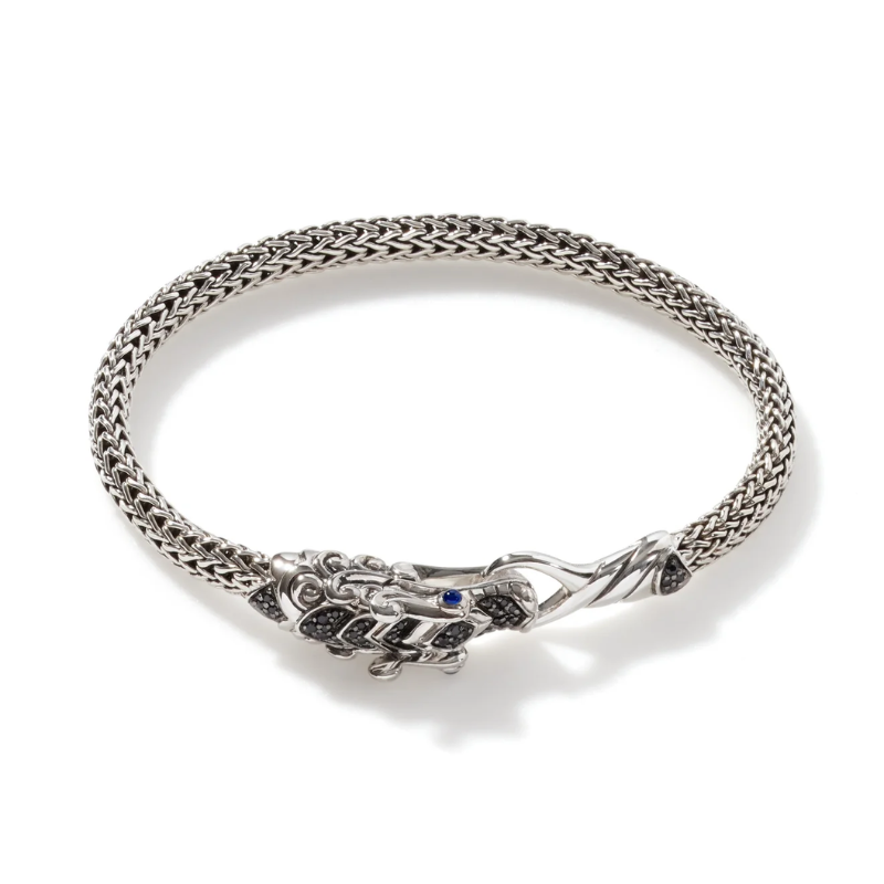 JOHN HARDY Black Sapphire Naga Bracelet