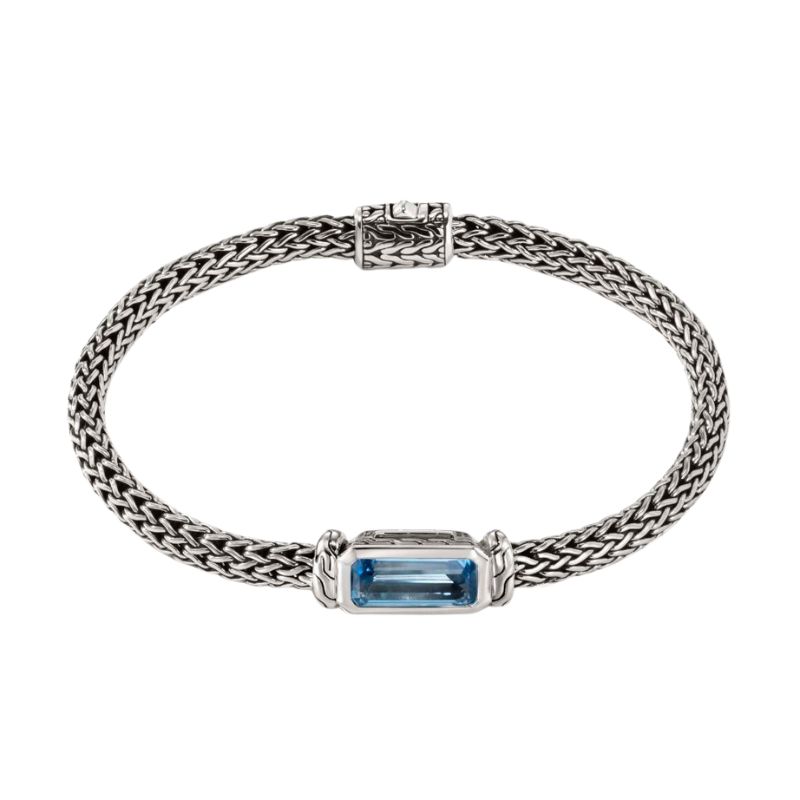 JOHN HARDY Classic Chain Aquamarine Bracelet