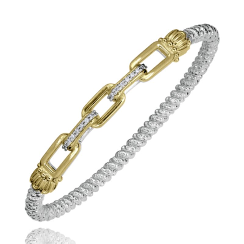 VAHAN Diamond Link Closed Bracelet
