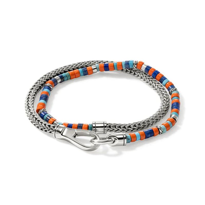 JOHN HARDY Heishi Wrap Bracelet