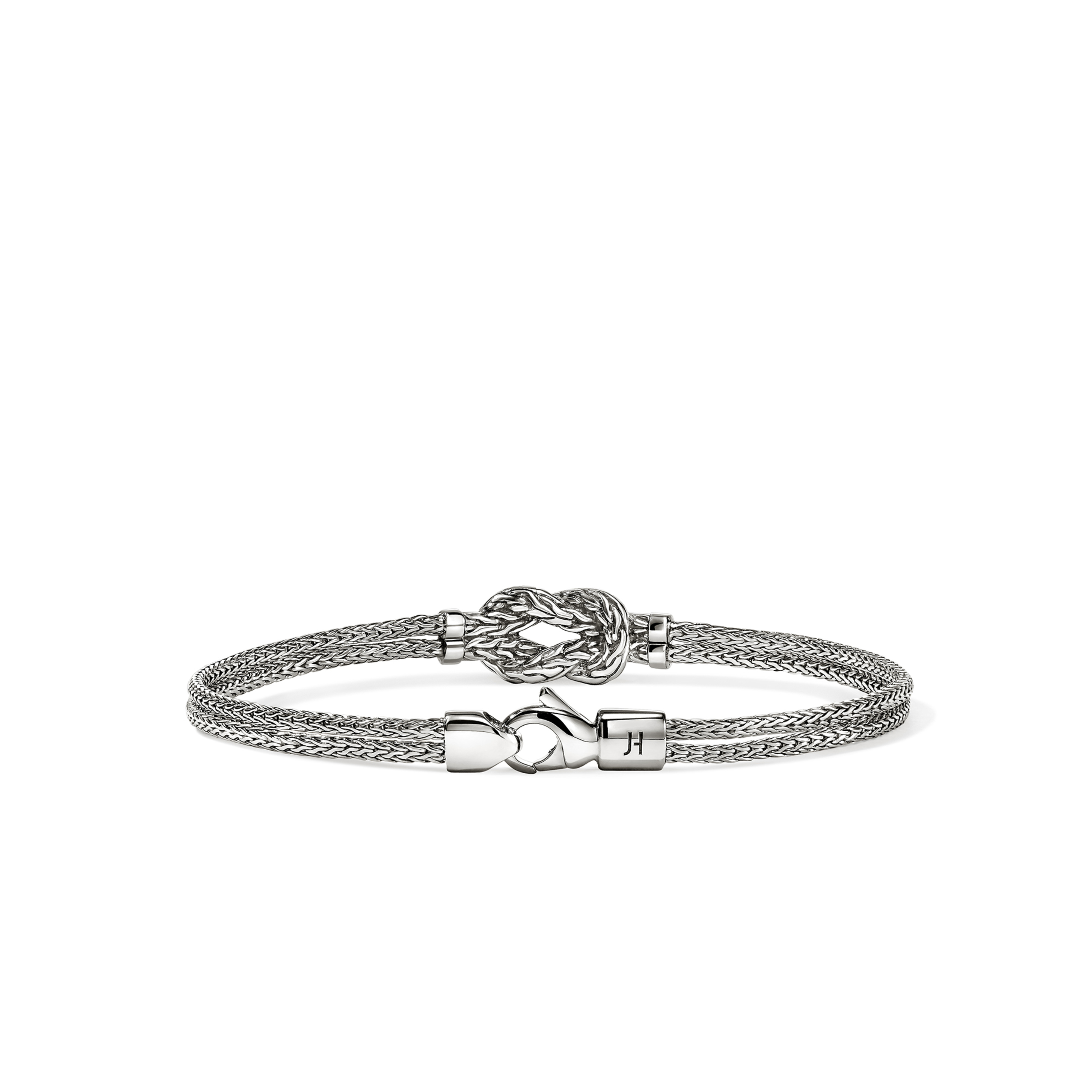JOHN HARDY Love Knot Diamond Double Row Bracelet