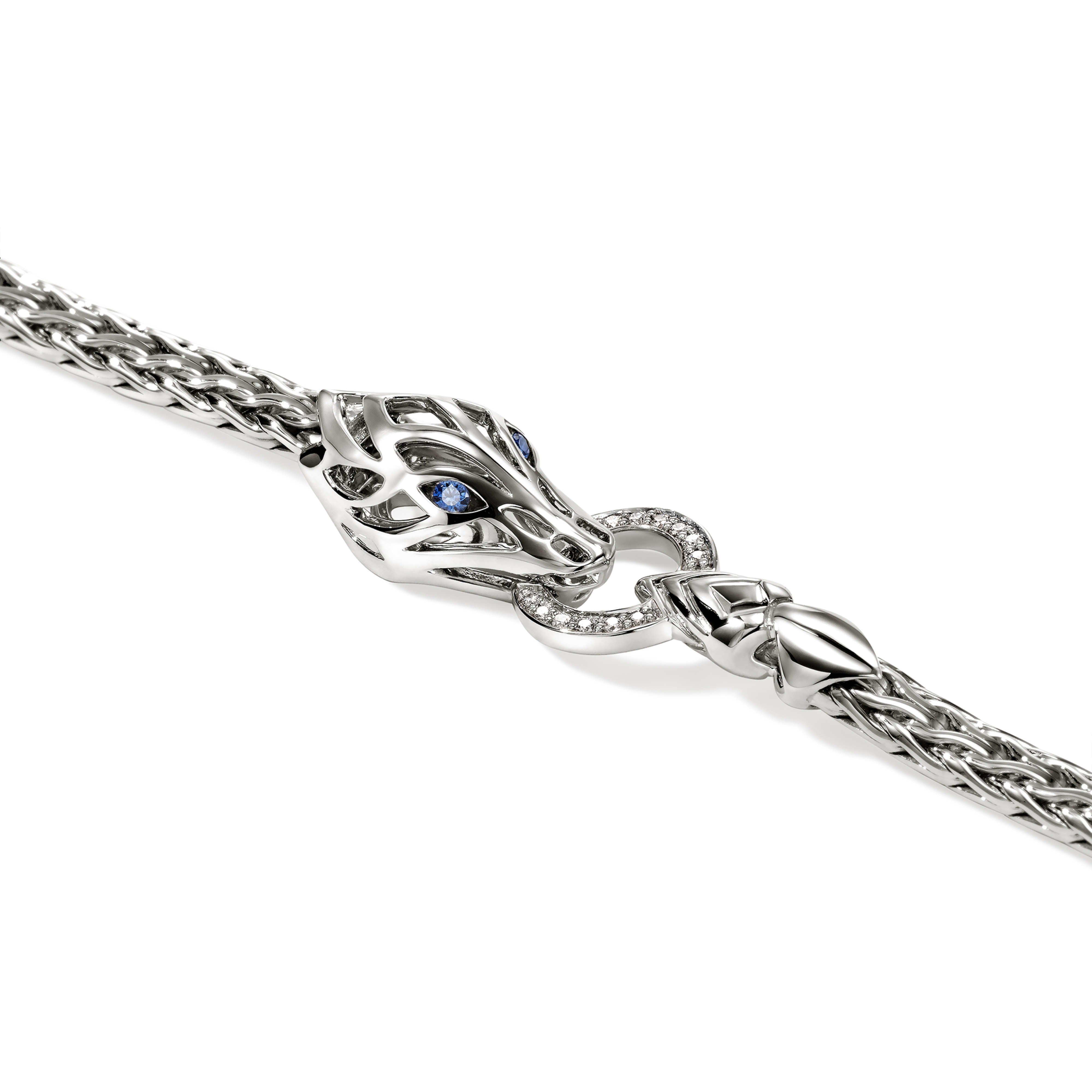 JOHN HARDY Naga Diamond and Sapphire Bracelet
