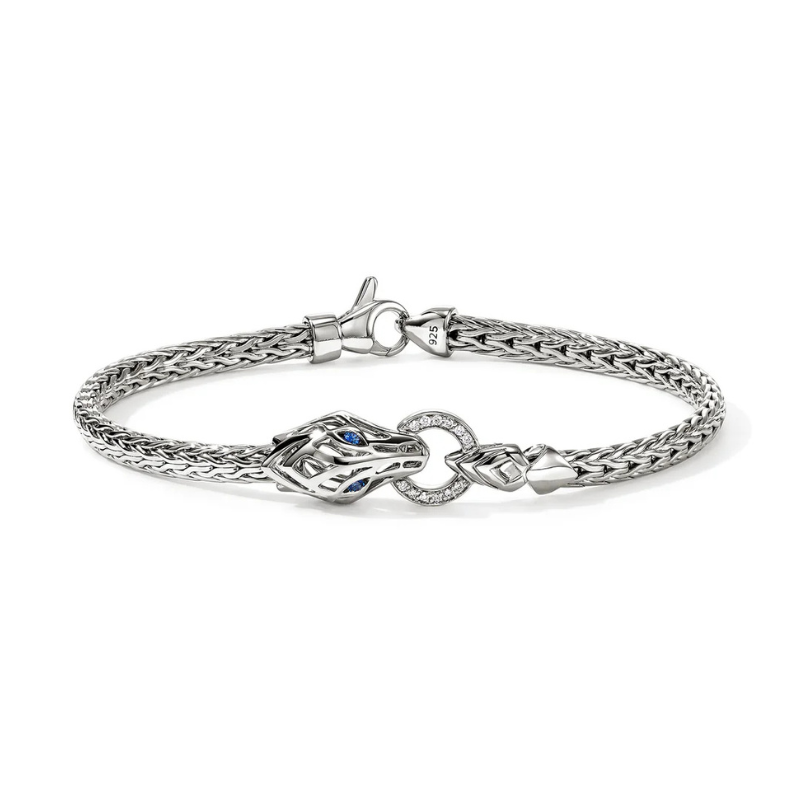 Naga Diamon and Sapphire Bracelet