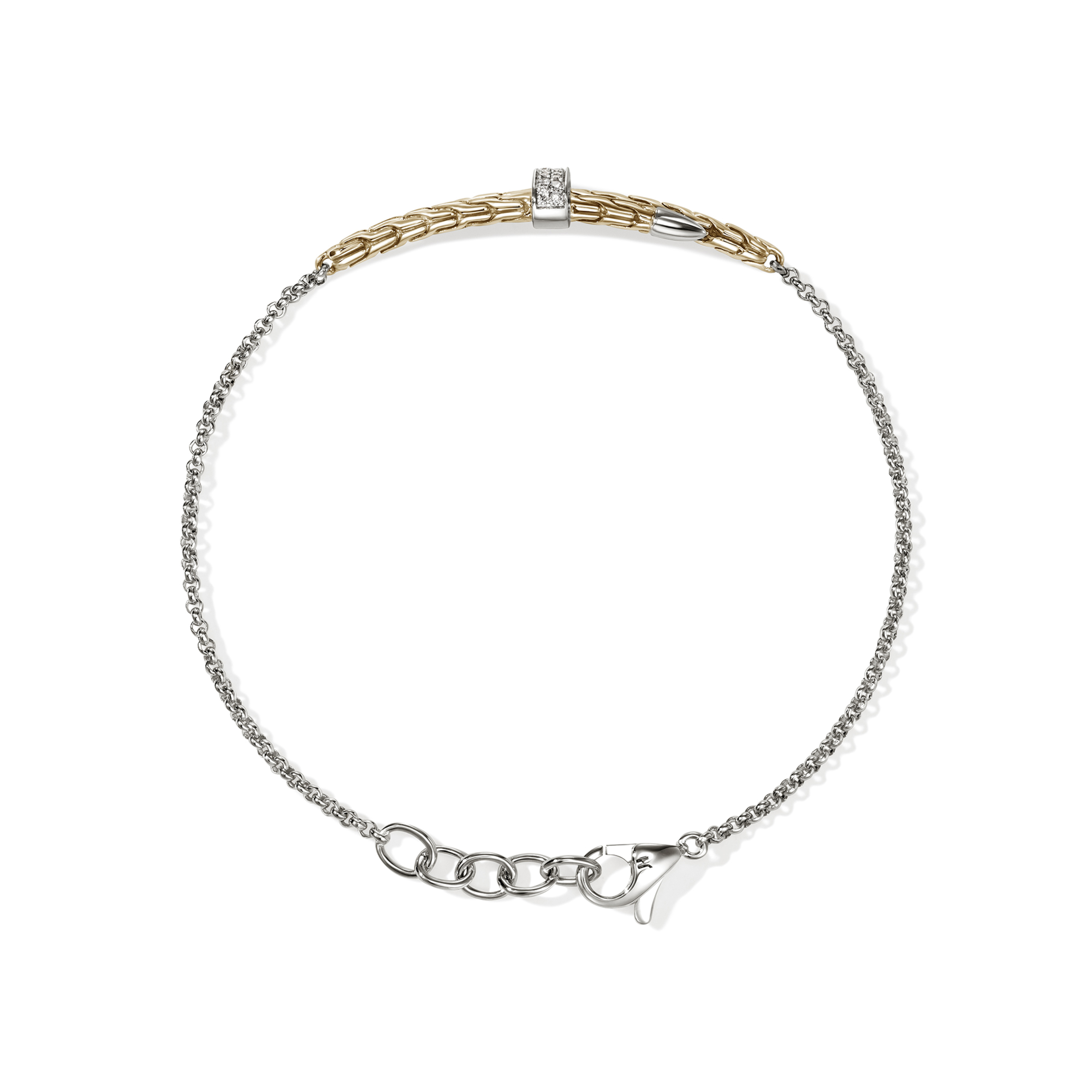 JOHN HARDY Spear Diamond Station Bracelet