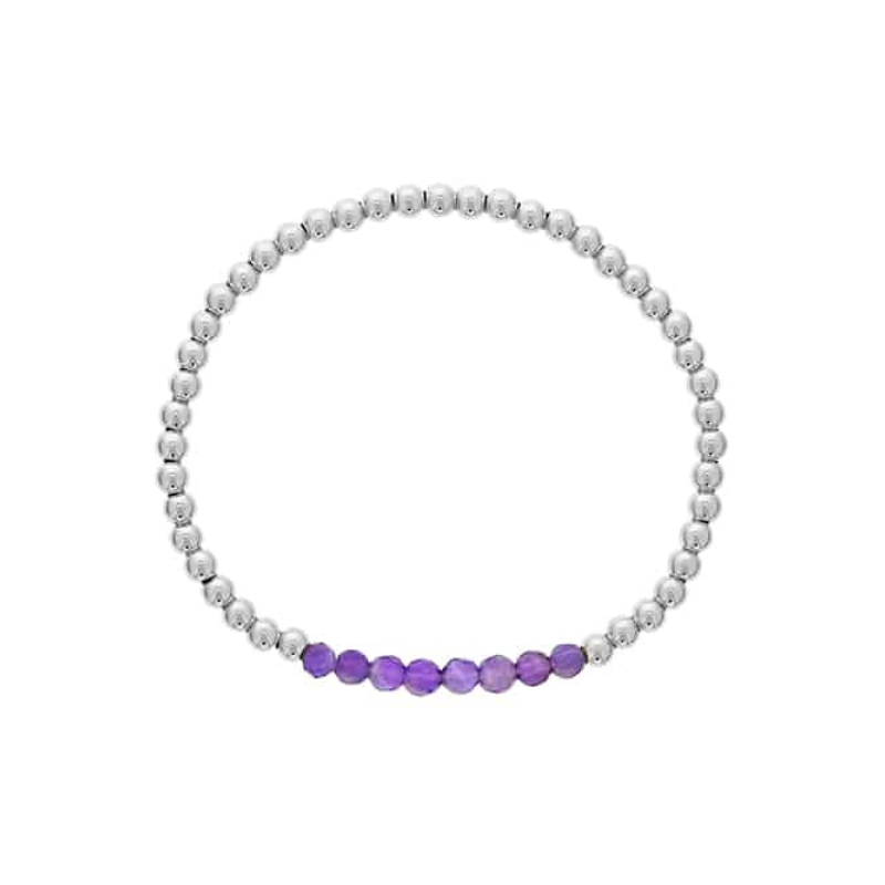 February Sterling Silver Amethyst Mini