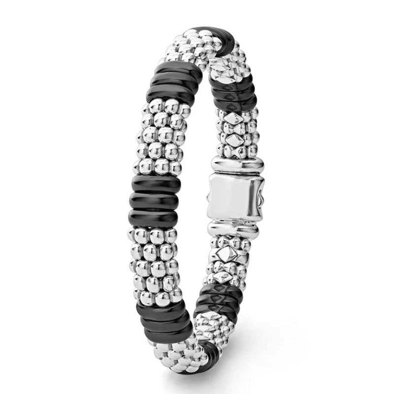 LAGOS Black Caviar Ceramic Caviar Beaded Bracelet