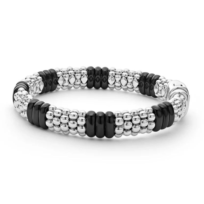 LAGOS Black Caviar Ceramic Caviar Beaded Bracelet