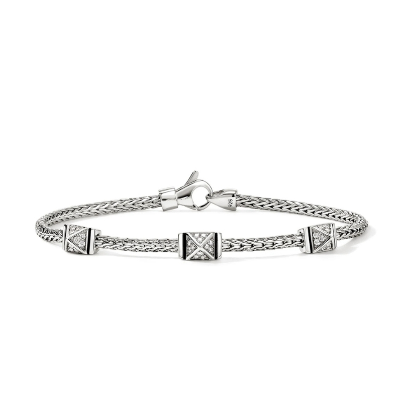 JOHN HARDY Icon Diamond Pyramid Bracelet